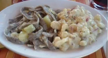 Primi Piatti Pizzoccheri della Valtellina al ristorante La Sorgente