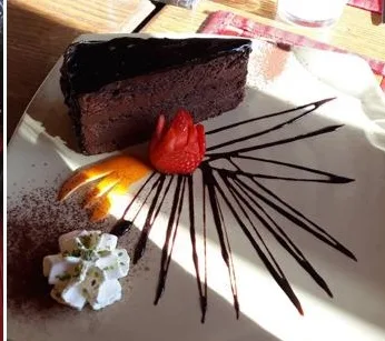 Dolci & Bar Torta al cioccolato del ristorante La Sorgente